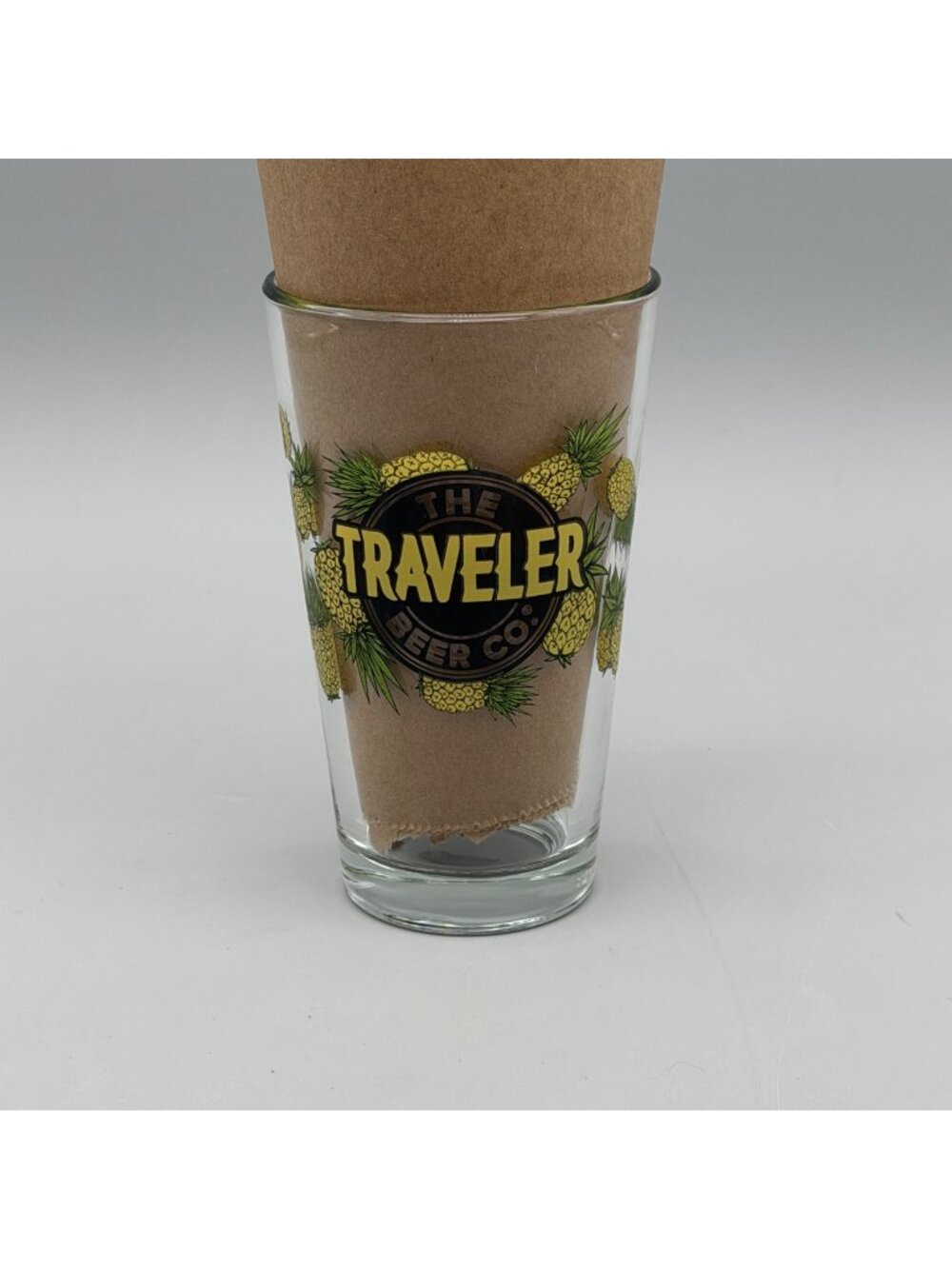 Traveler Beer Aloha Pineapple Shandy Pint Glass 16 Oz Tropical Design Barware